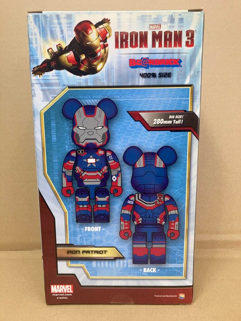 IRON PATRIOT BE@RBRICK 400 ベアブリックパトリオッ