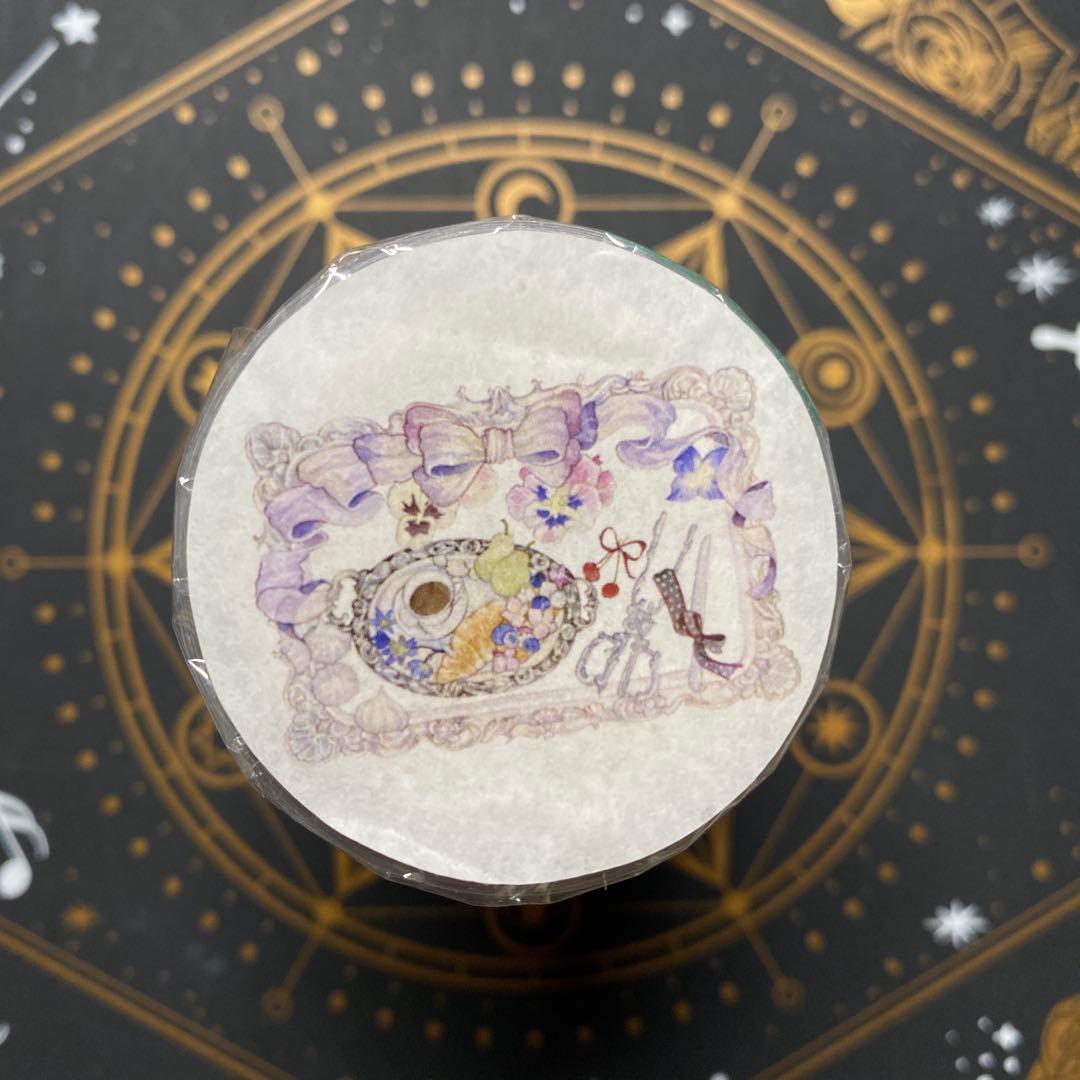 【9476】海外　5m巻　貝殻光カッティングマスキングテープ　お茶会　装飾系