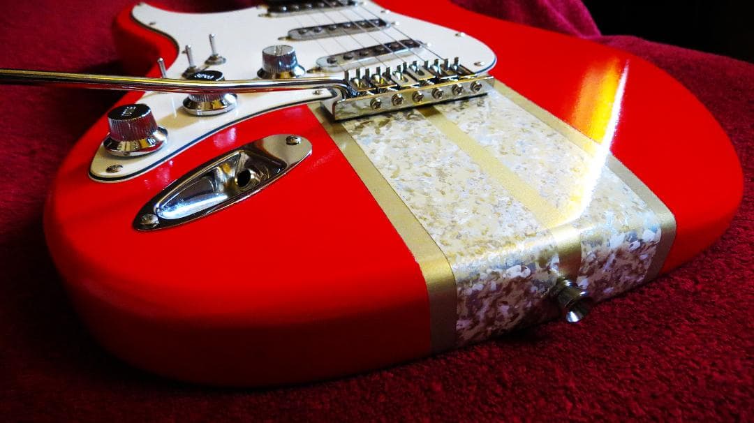 STLH ラッカー塗装 アルニコPU ３連3wayスイッチ レフティ 左