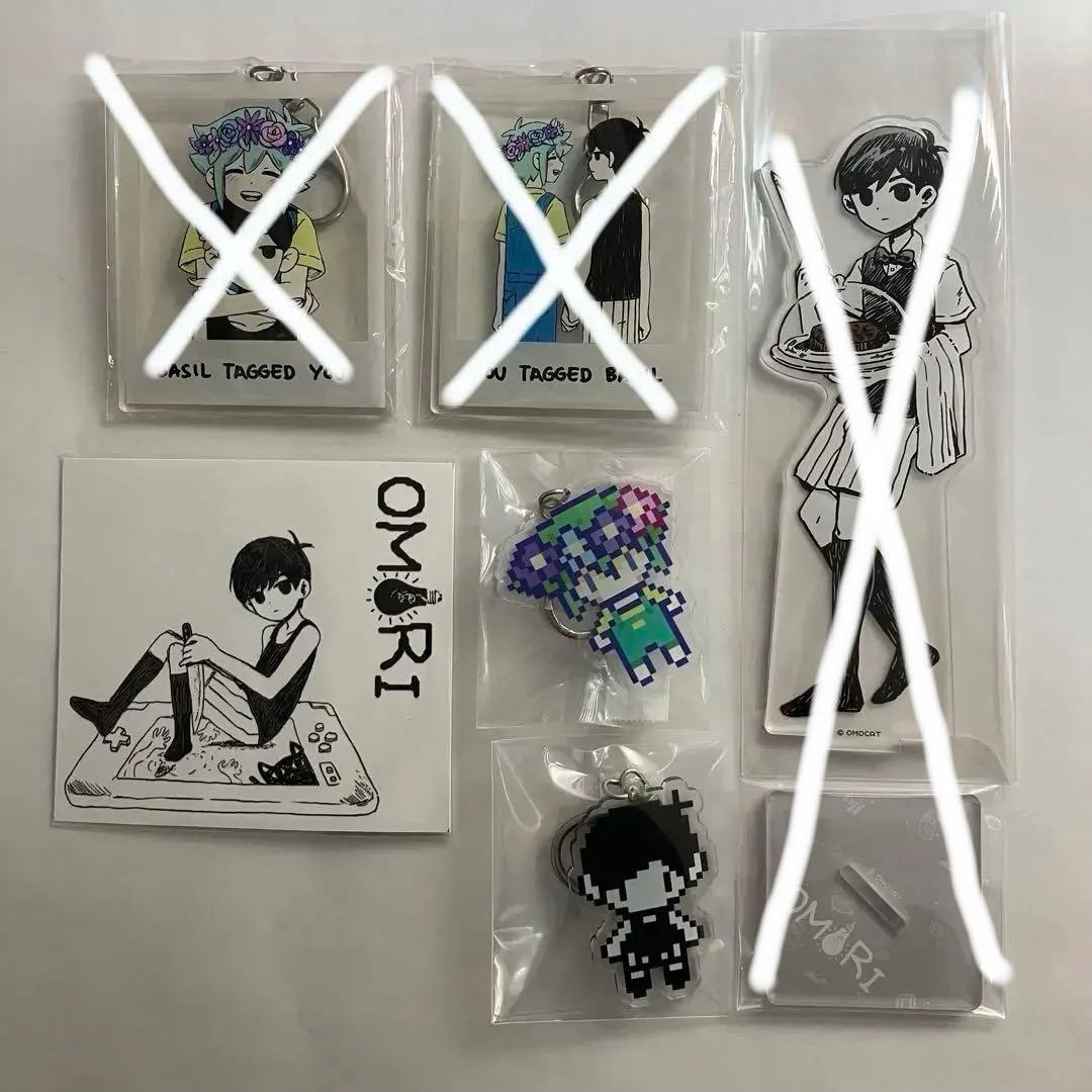 OMORI フォトアクリルキーホルダー カフェ アクスタ オモリ バジル サニー