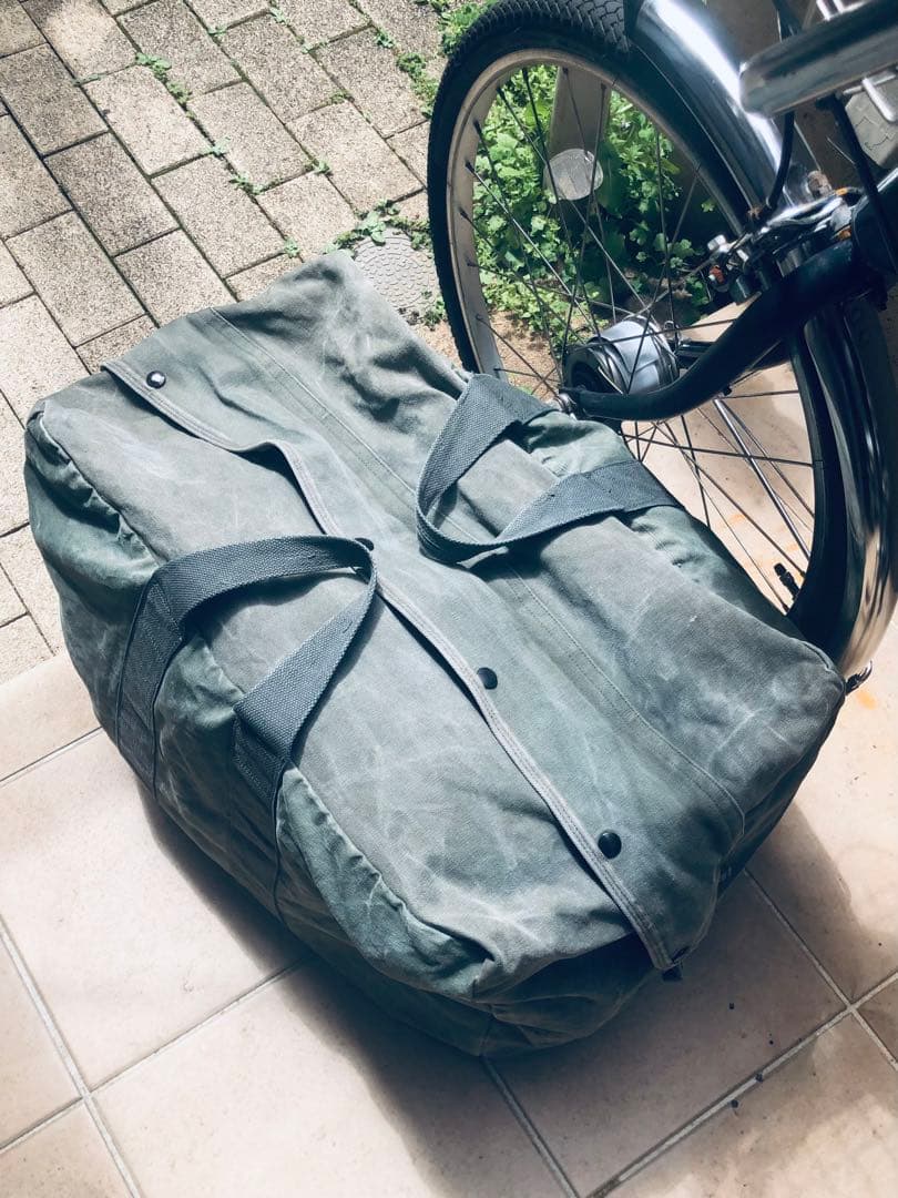 本物☆米国購入✈︎ ビンテージ当時物キットバッグ☆ステンシル入り大容量一生物バッグ