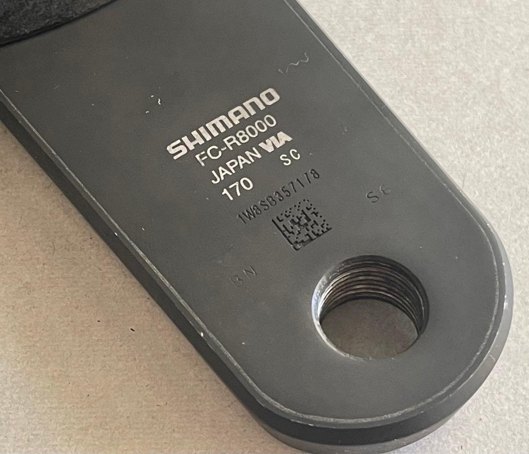 FC-R8000 Pioneer パワーメーター 52-36T／170mm