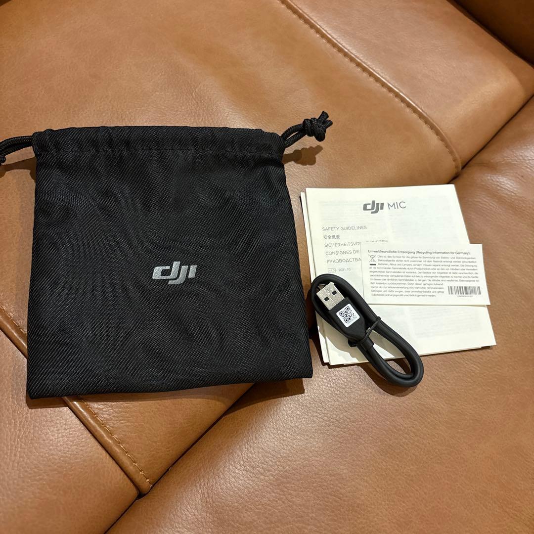 DJI MIC ワイヤレスマイク (欠品部品あり)