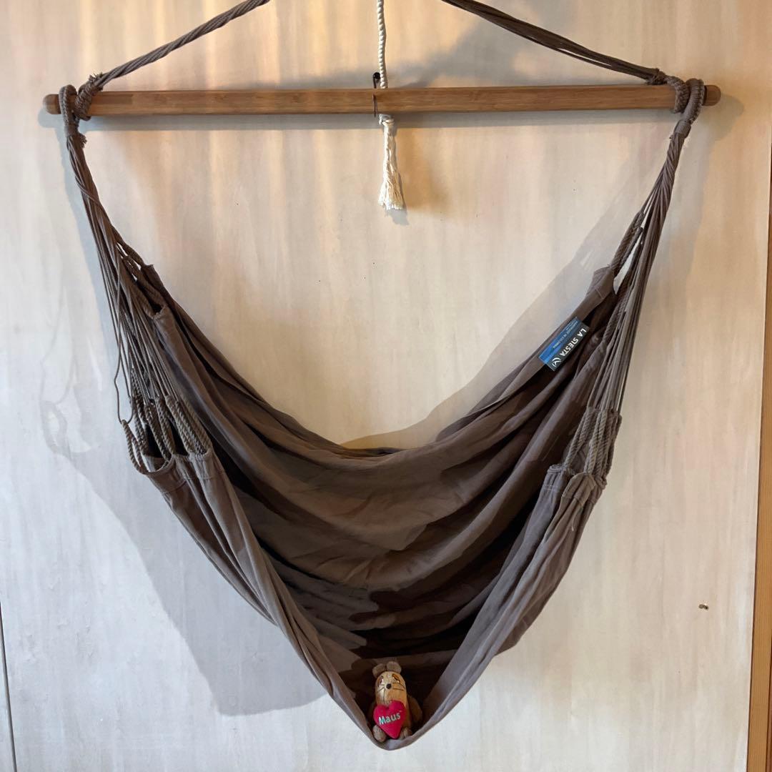 LA SIESTA ブラウン ハンモック　棒を除く