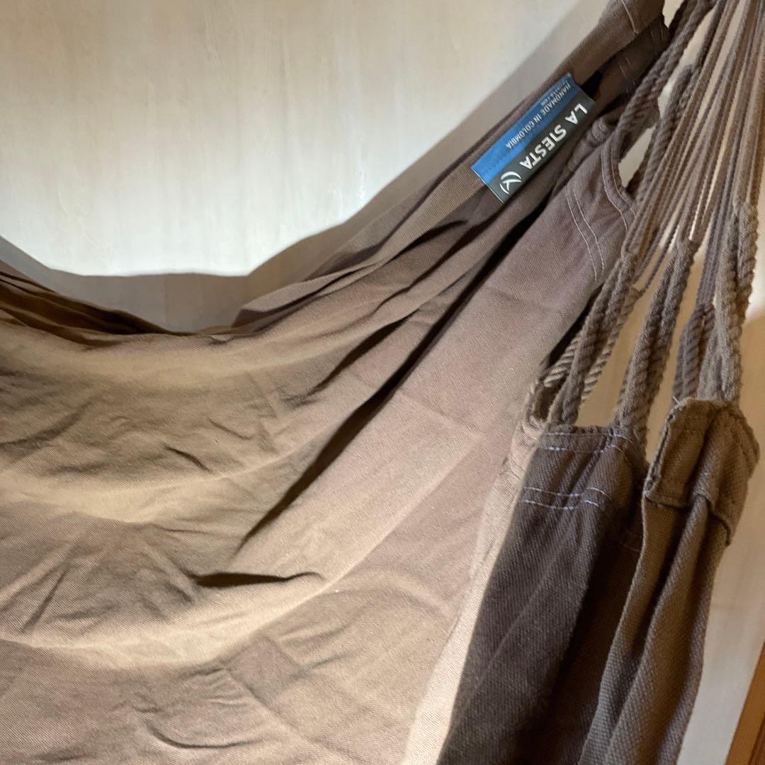 LA SIESTA ブラウン ハンモック　棒を除く