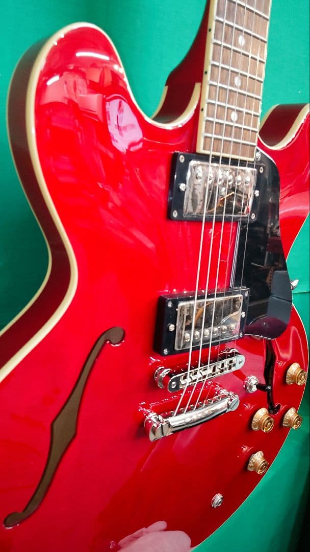 【BURNY】セミアコ RSA-70 CR(チェリーレッド)