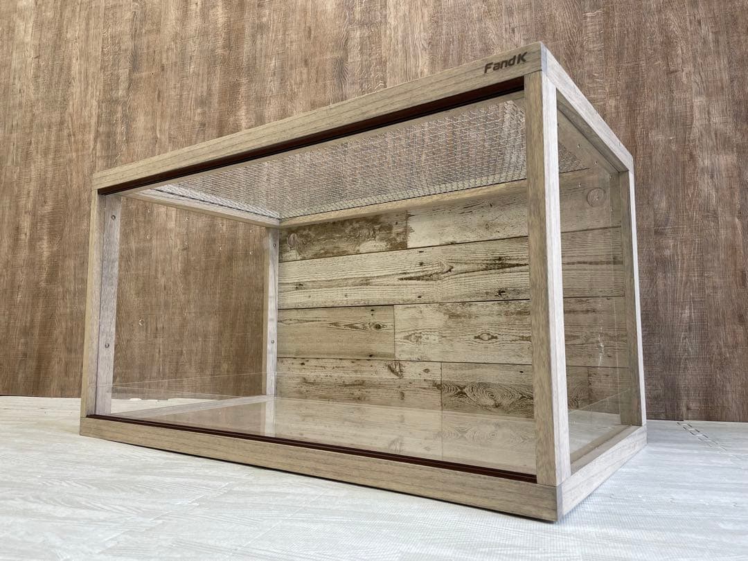 ＦandＫ爬虫類木製ケージ　特価品！　ハリネズミ仕様　800×450×450