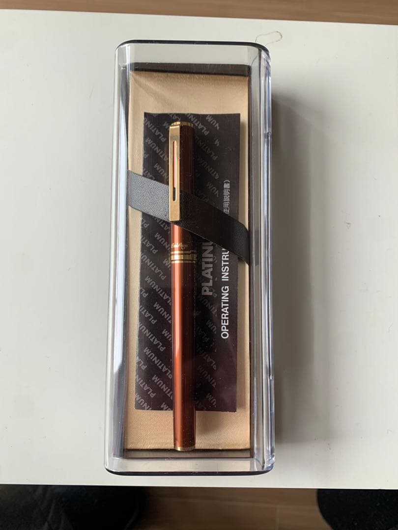 PLATINUM C-3 万年筆 ブラウン