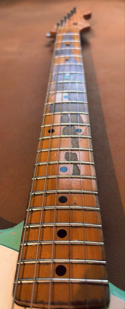 fender JAPAN ストラト レリック サーフグリーン Eシリアル