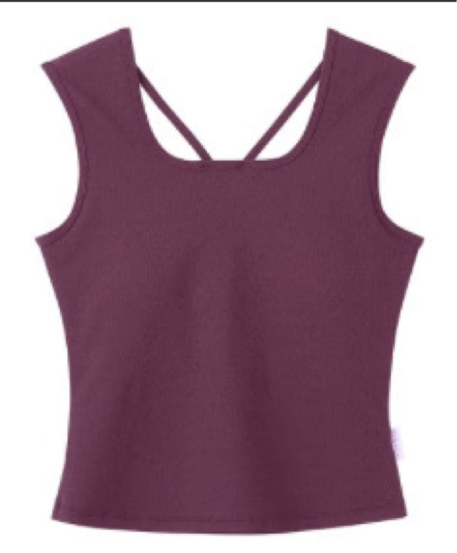 【SUKALA】クロスデザインショートタンクトップ　Sサイズ　美品　新作