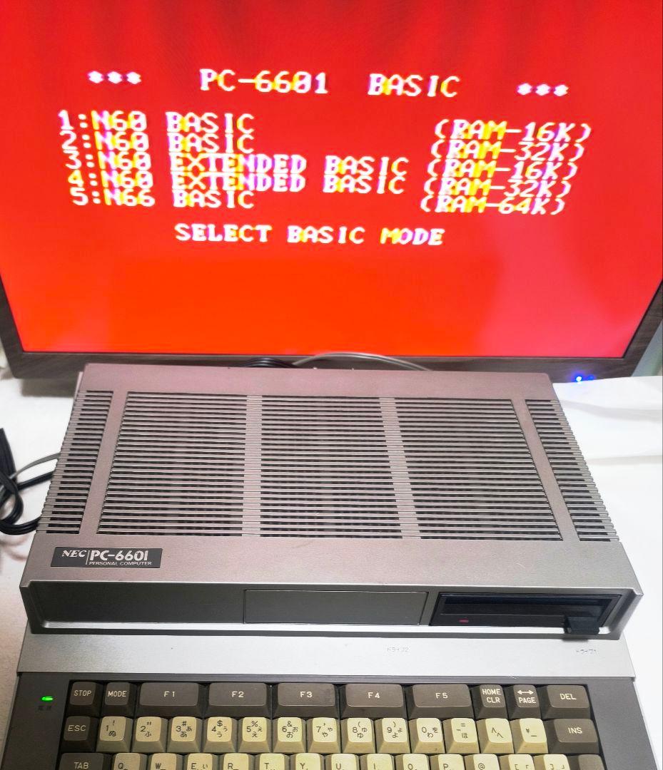 PC-6601 本体 パソコン NEC レトロ ゲーム