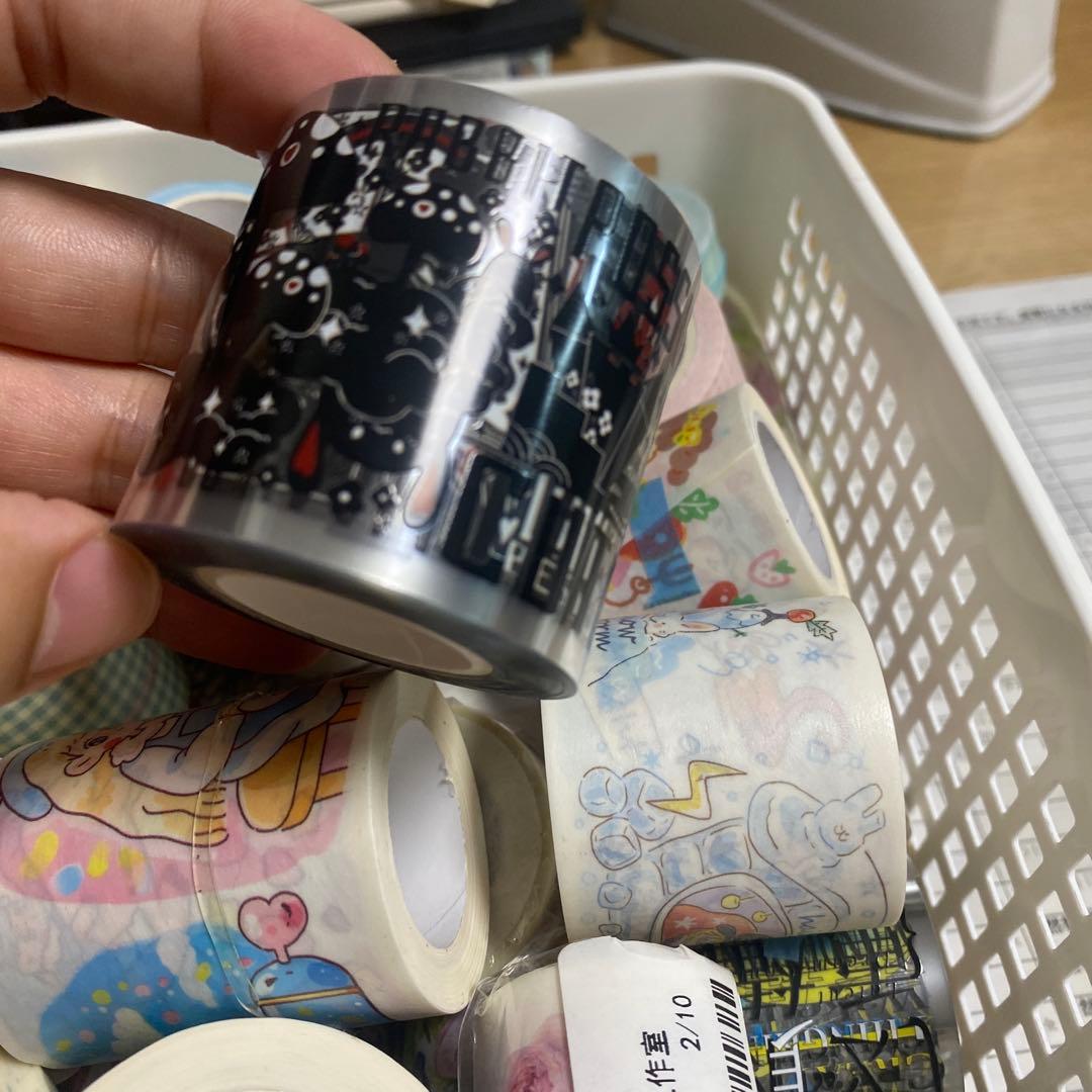 カラフルなデザインのマスキングテープセット