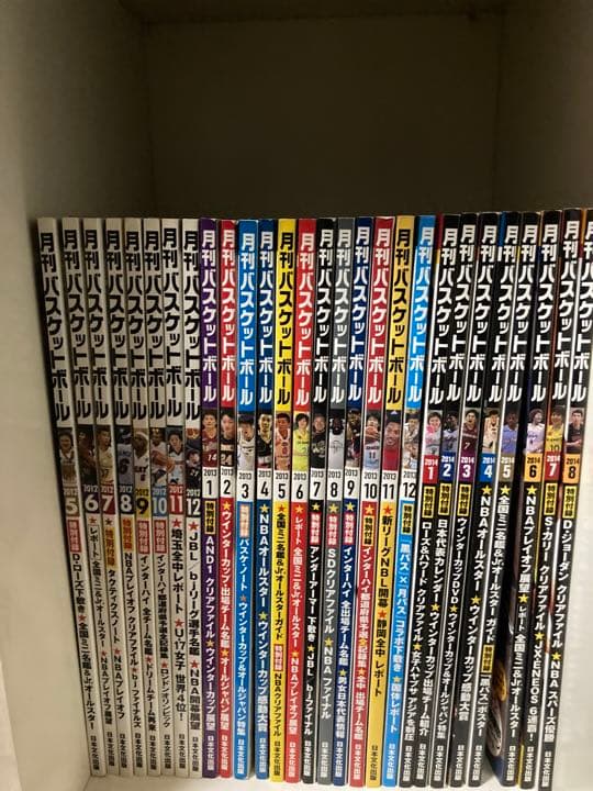 月刊バスケットボール　2000年1月から2014年12月まで　(欠品あり)
