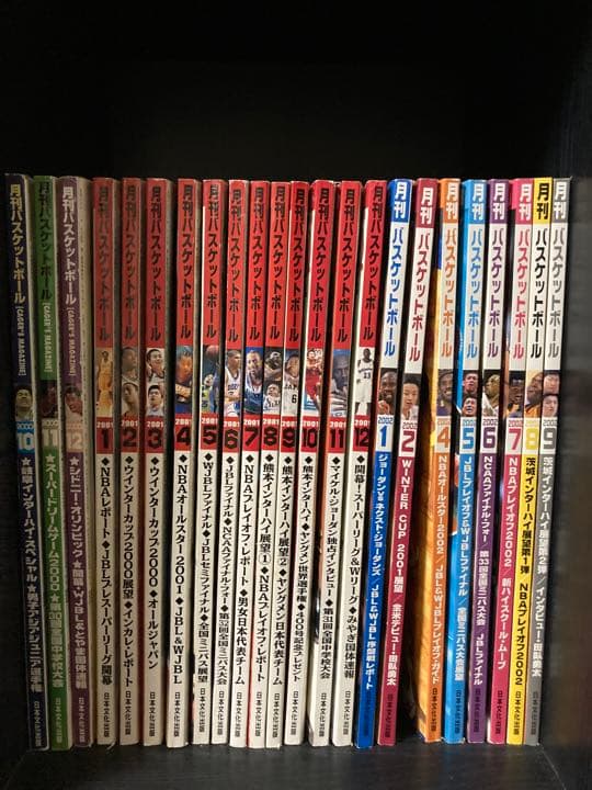 月刊バスケットボール　2000年1月から2014年12月まで　(欠品あり)