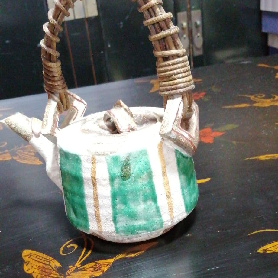 九谷　虚空蔵窯土瓶