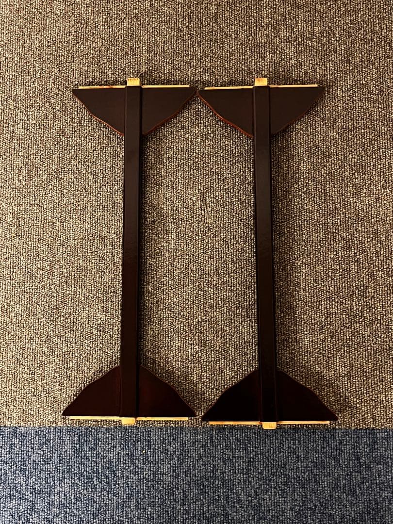 塗師 木村表恵 溜 一閑 小四方棚 組立棚 木製 茶棚 棚物 茶道具 共箱