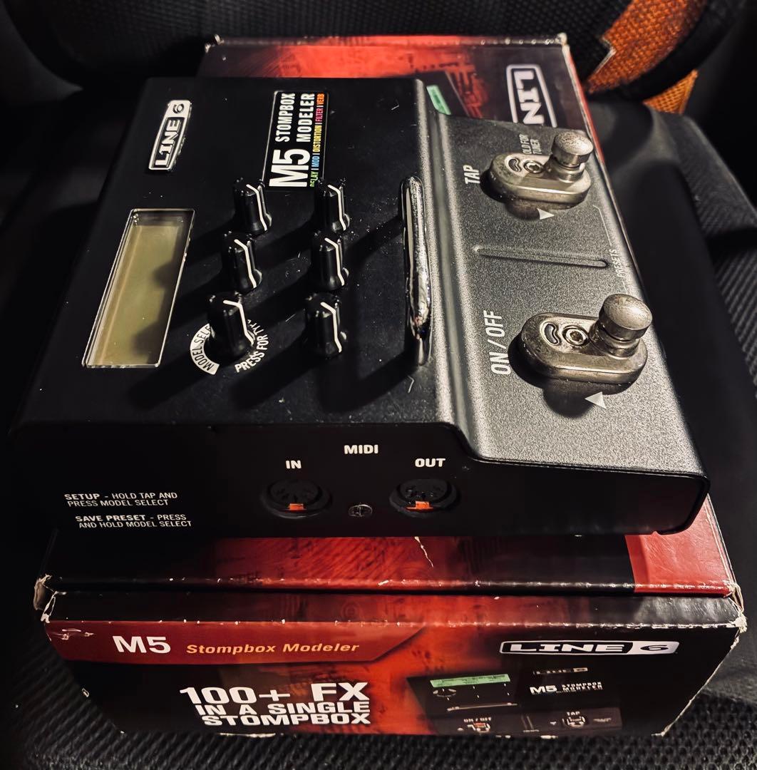 LINE6 M5 STOMPBOX MODELER 中古美品!