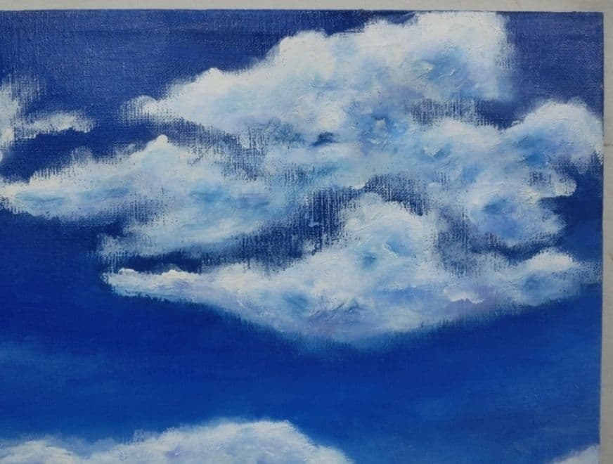 油彩 F8 アリゾナ バリーモニュメント サイン有り S.Koide