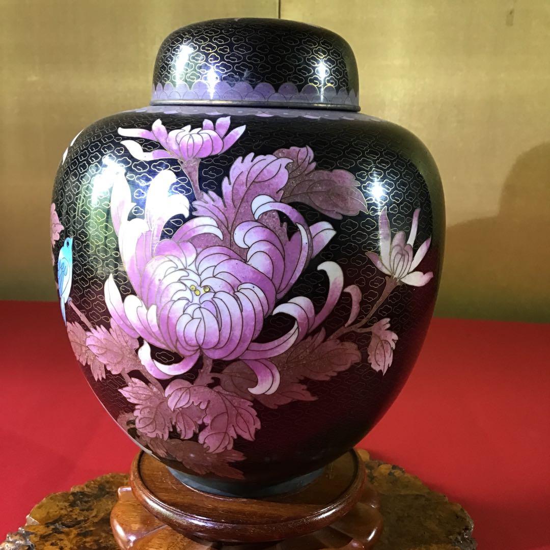 極細蜜象嵌　「茶壺」　　　　　　座