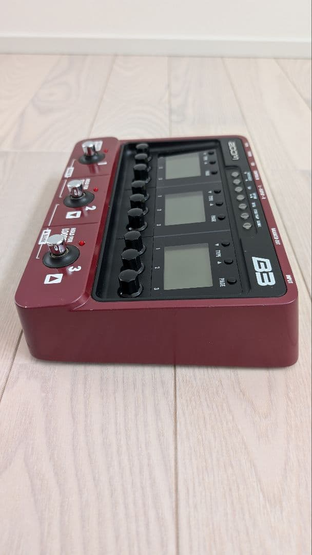 美品！　ZOOM　B3　マルチエフェクター　ベース用　付属品完備