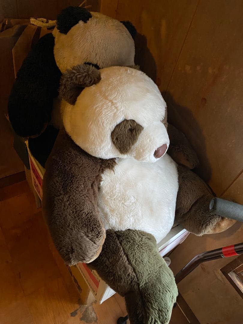 パンダ BIG ぬいぐるみ ブラック ブラウン