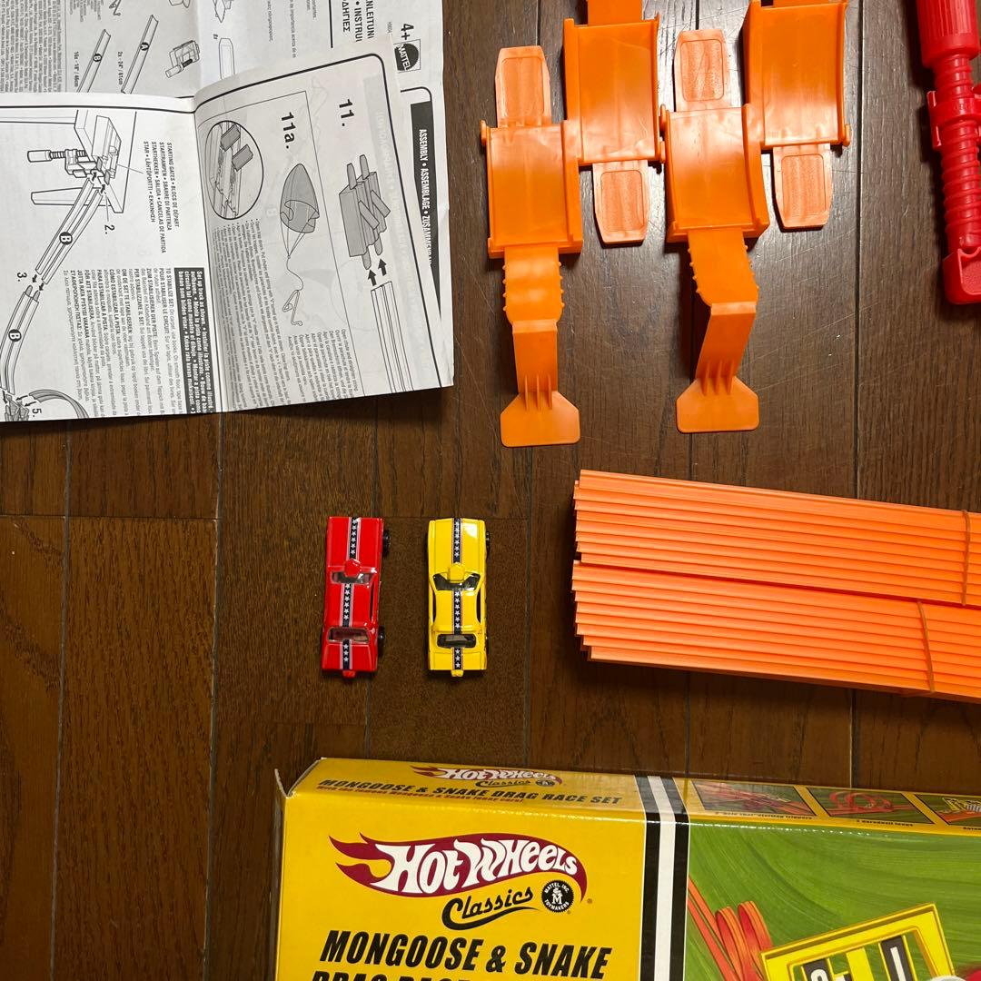 ホットウィール　マングース＆スネーク　ドラッグレースセット