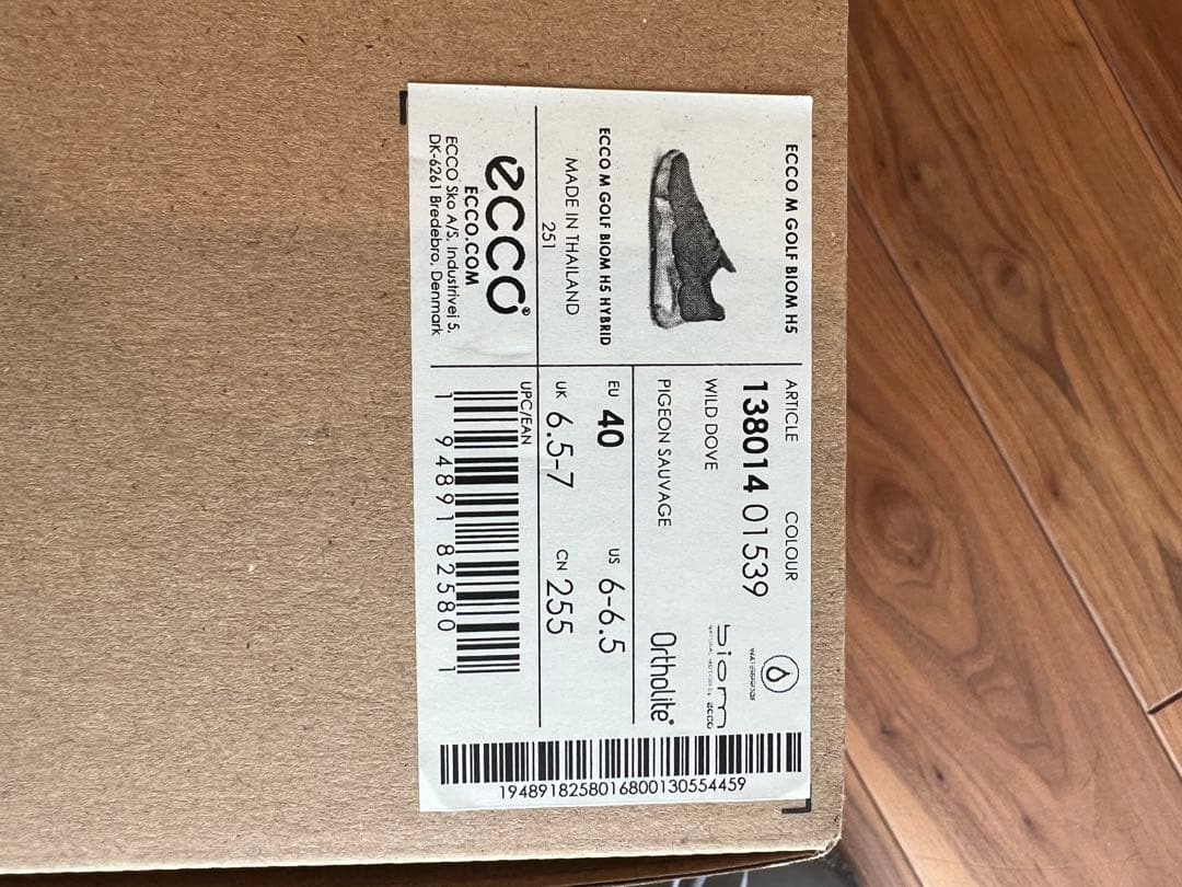 ECCO M GOLF BIOM H5 HYBRID EU40サイズ