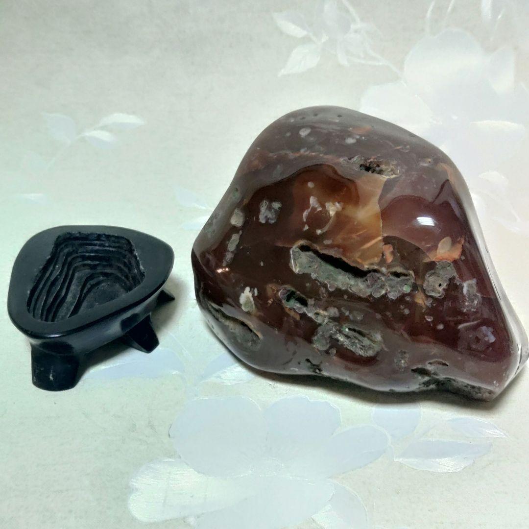 水石　瑪瑙　メノウ　アゲート　天然石　原石　ミ10