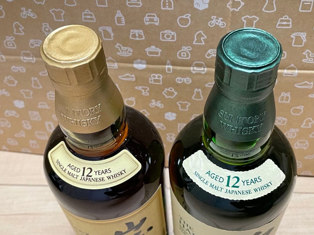 サントリー　山崎・白州 12年　700mlウイスキーセット