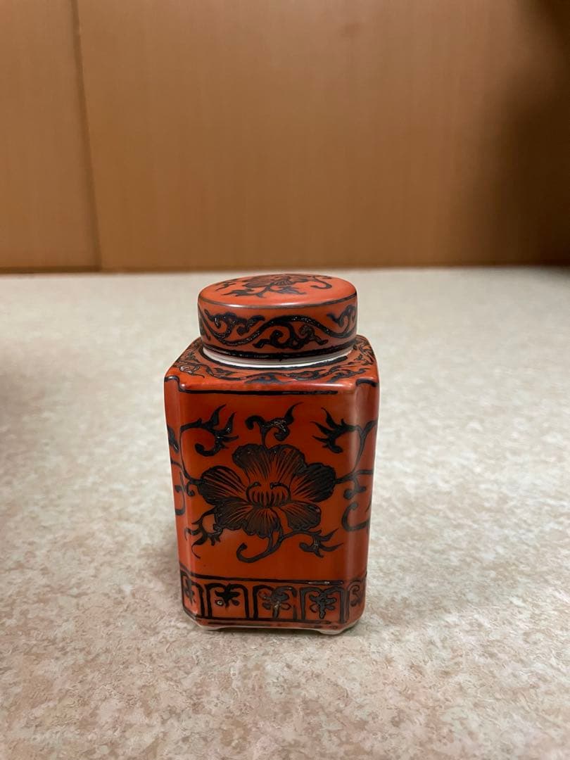 茶道具 茶入 茶壺 平安清昌 染付け