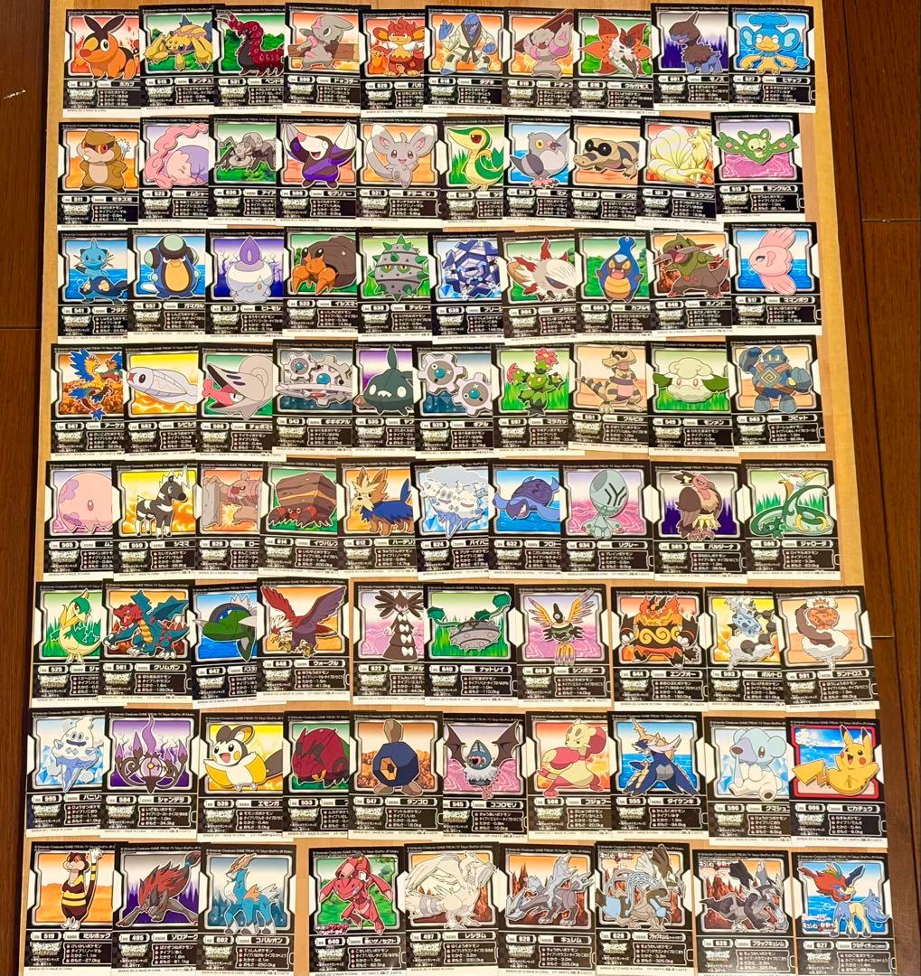 ポケモンキッズ指人形 付属シール 358枚 バンダイ 2004年〜2015年