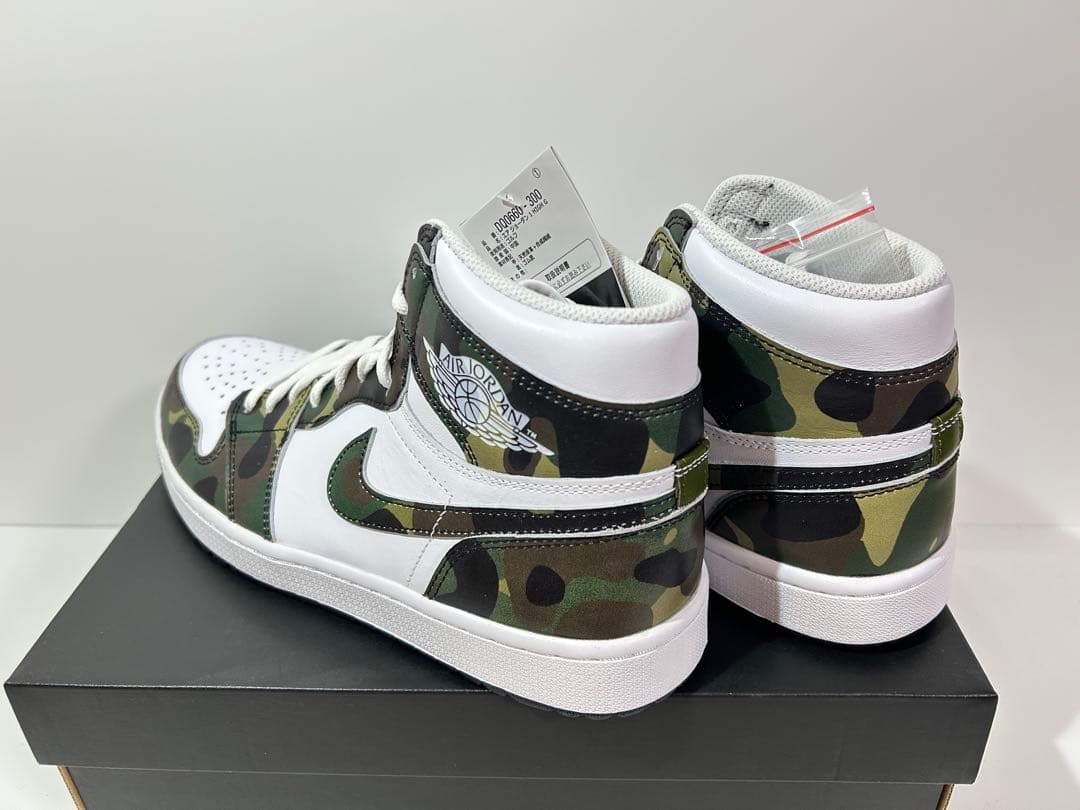 【新品】NIKE エアジョーダン1 ハイ ゴルフ \"Camo/White\"