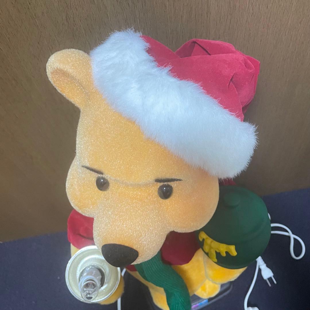くまのプーさん ダンシング ライト 動作品 サンタ クリスマス ドール プーさん
