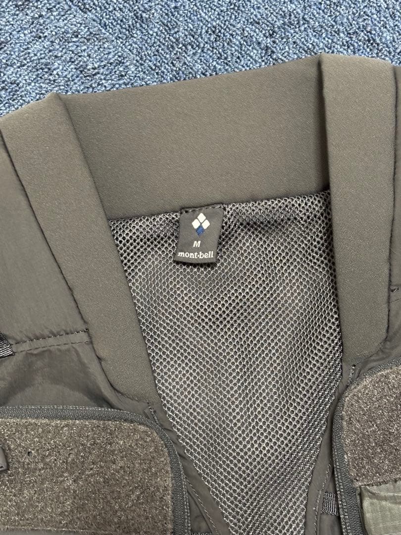 mont-bell フィッシングベスト ブラック
