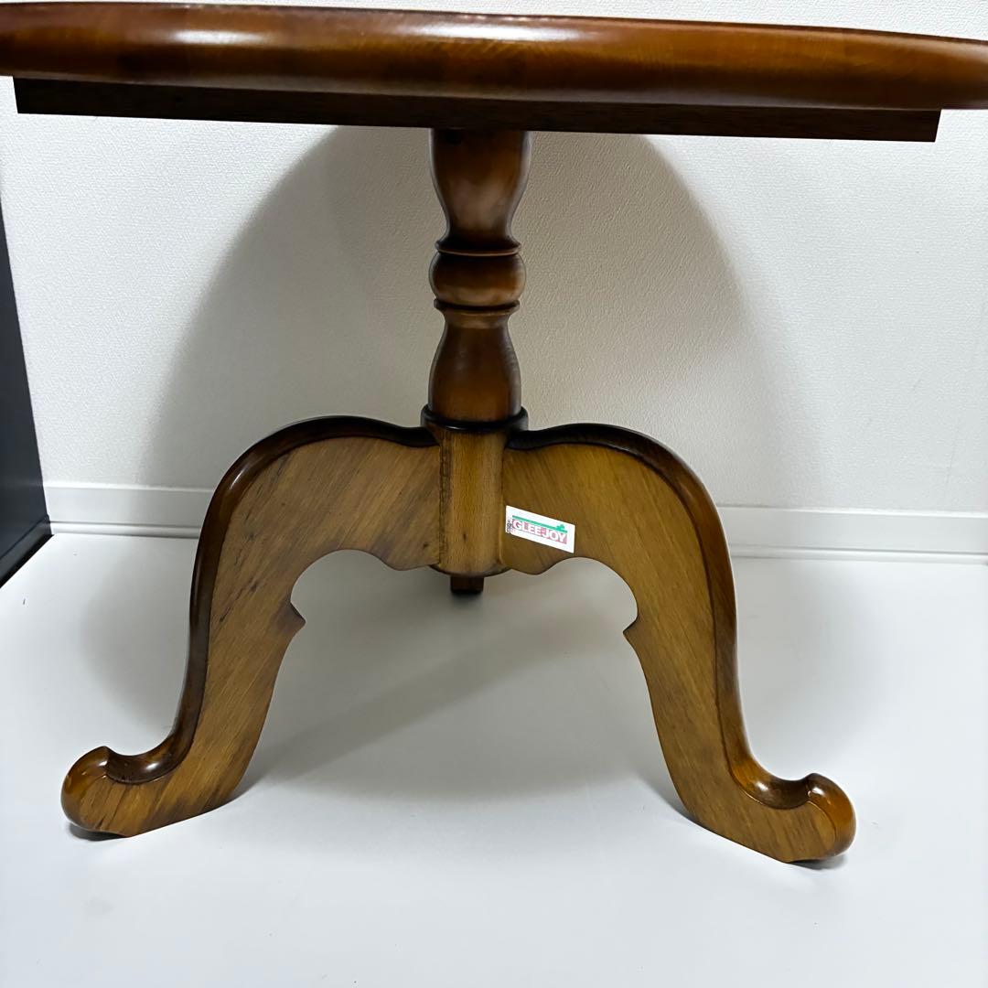 アンティーク　ラウンドテーブル　サイドテーブル　ダイニングテーブル