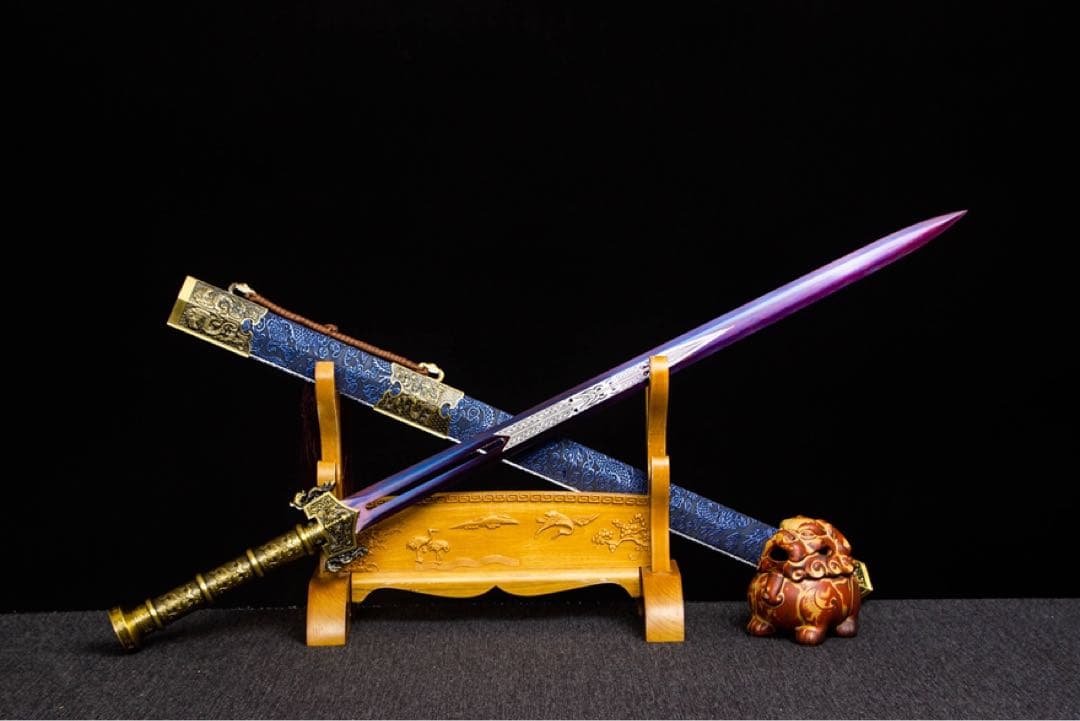 青虹漢剣 中華剣 刀装具 武具 鑑賞刀 居合刀 舞踊刀 古兵器