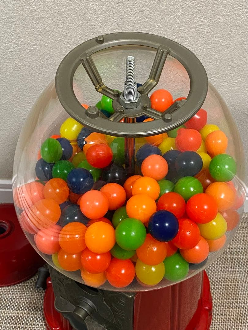 【希少脚付！】ヴィンテージ　ガムボールマシン　アンティーク 雑貨