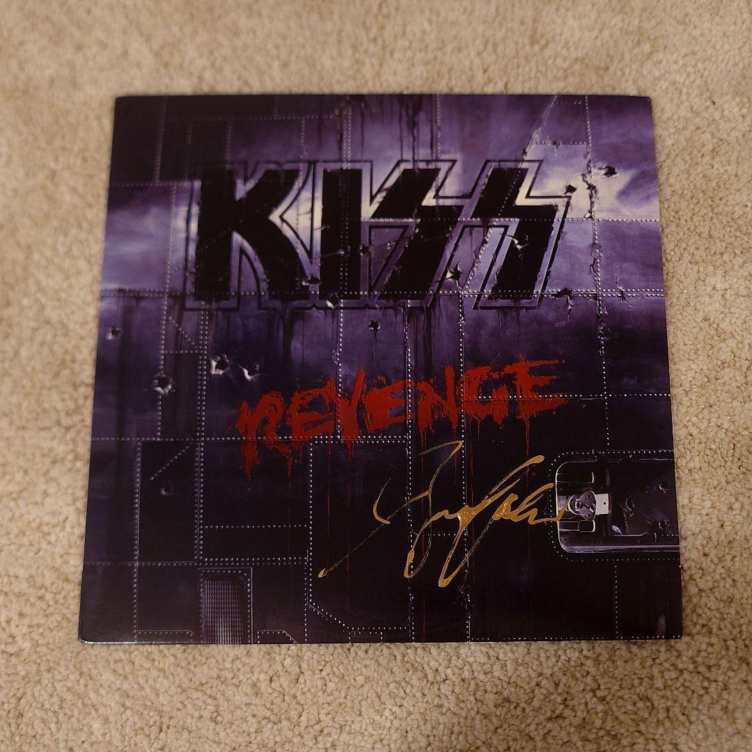 ★直筆サイン　LPレコード Kiss／Revenge 輸入盤・B. Kulick