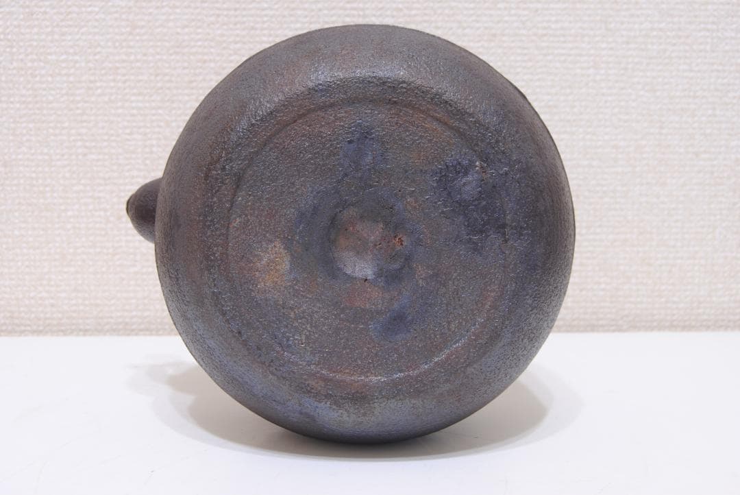 菊地政光 花丸文 鉄瓶 山形 鋳物 鉄器 茶道具 煎茶