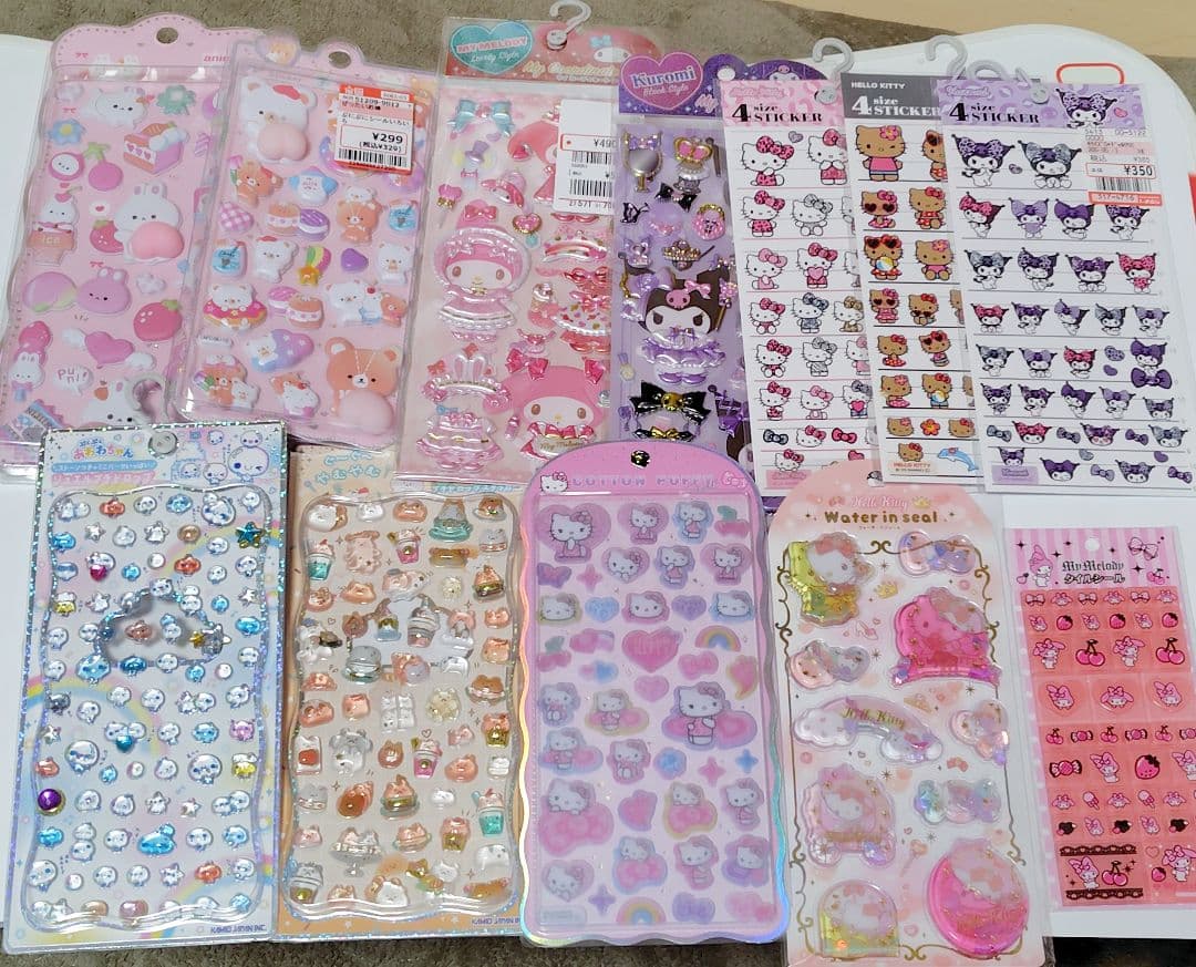 サンリオ　ボンボンドロップシール正規品等まとめ売り ２１枚