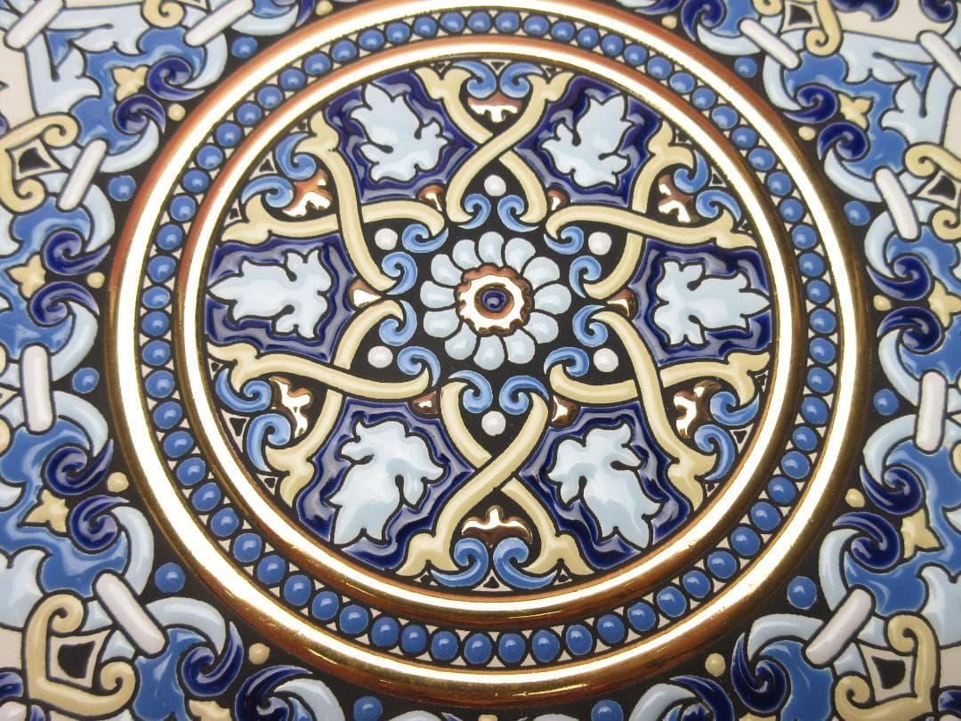 スペイン セビリア焼 飾り皿 CEARCO ORO DELEY 24K 他