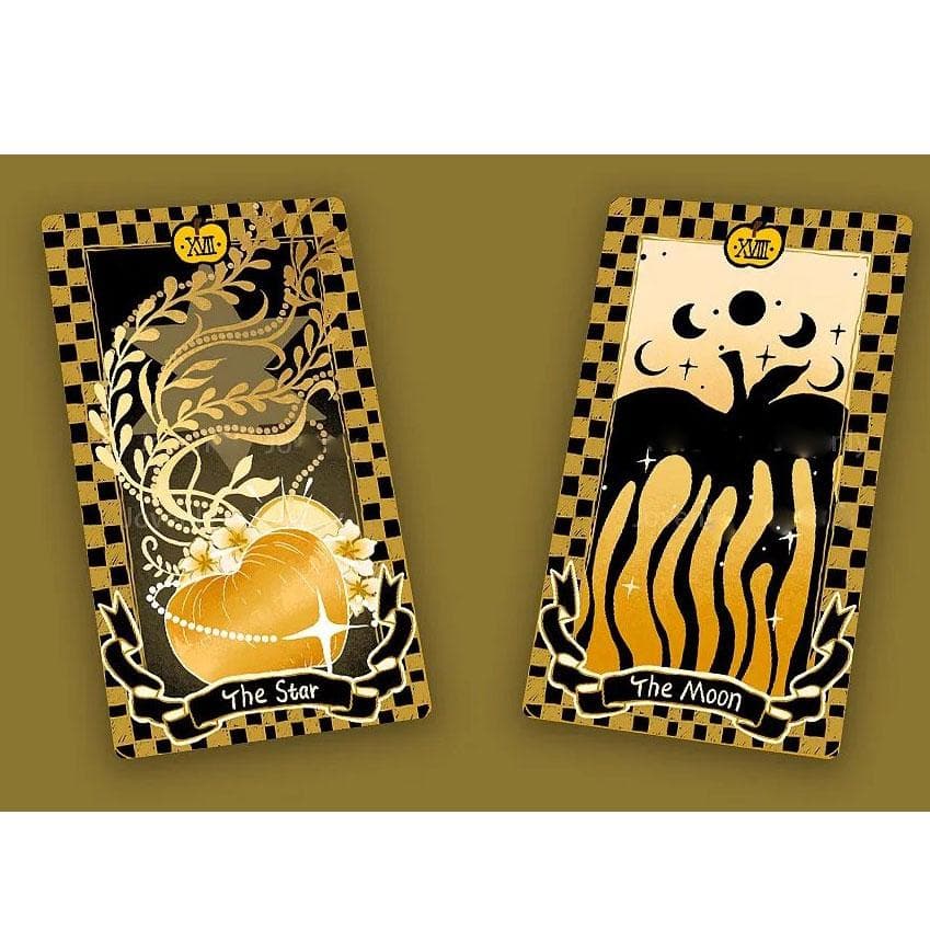 【正規品タロットカード】超レア✨可愛いリンゴのデッキ／限定版ゴールデンアップル