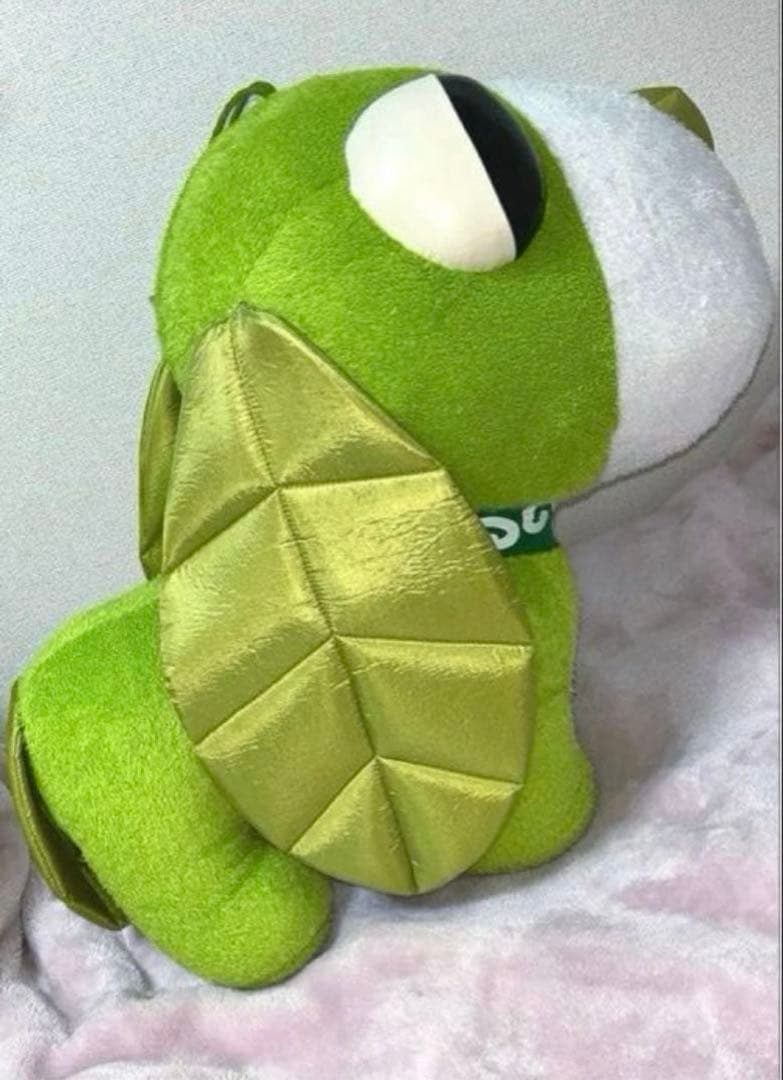 お茶犬 超 特大 BIG ぬいぐるみ 緑茶犬 リョク レトロ 当時