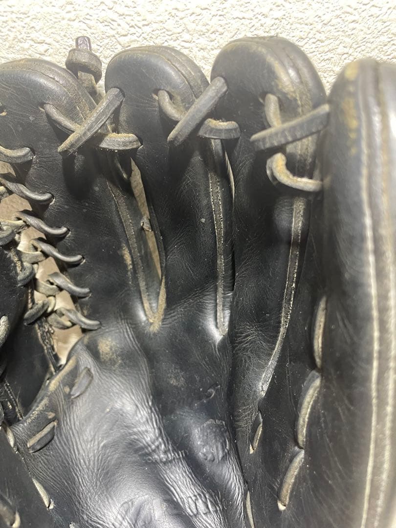 ミズノプロ　硬式　野球グローブ 黒