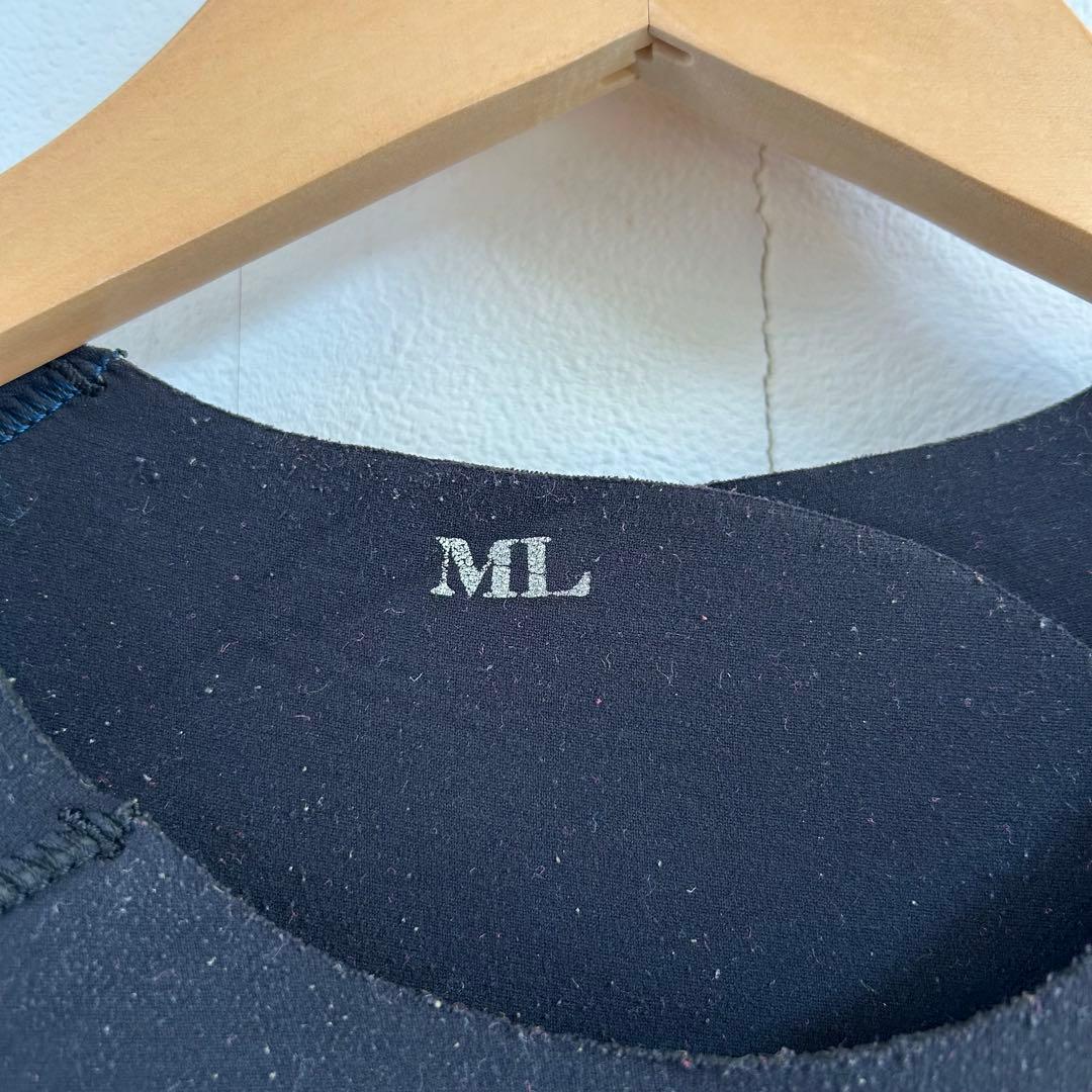 ウェットスーツ　ノンジップフルスーツ　セミドライ　ML サーフィン 裏起毛