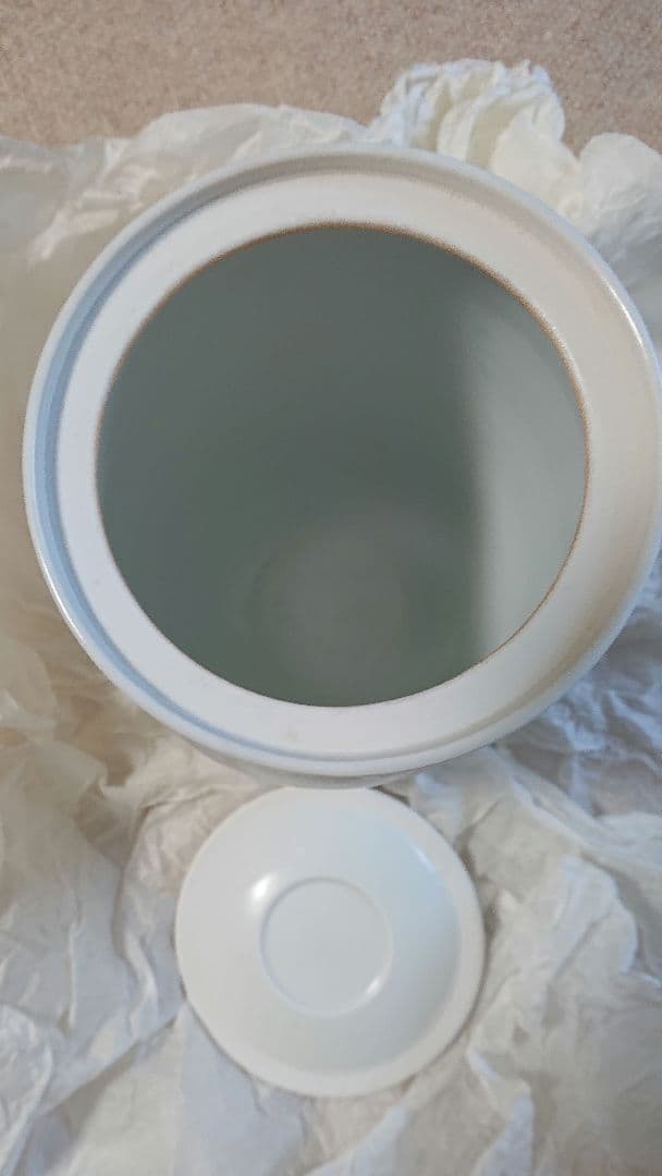 水指 釉裏紅花紋 一位窯 田中一晃 氏作 共箱入