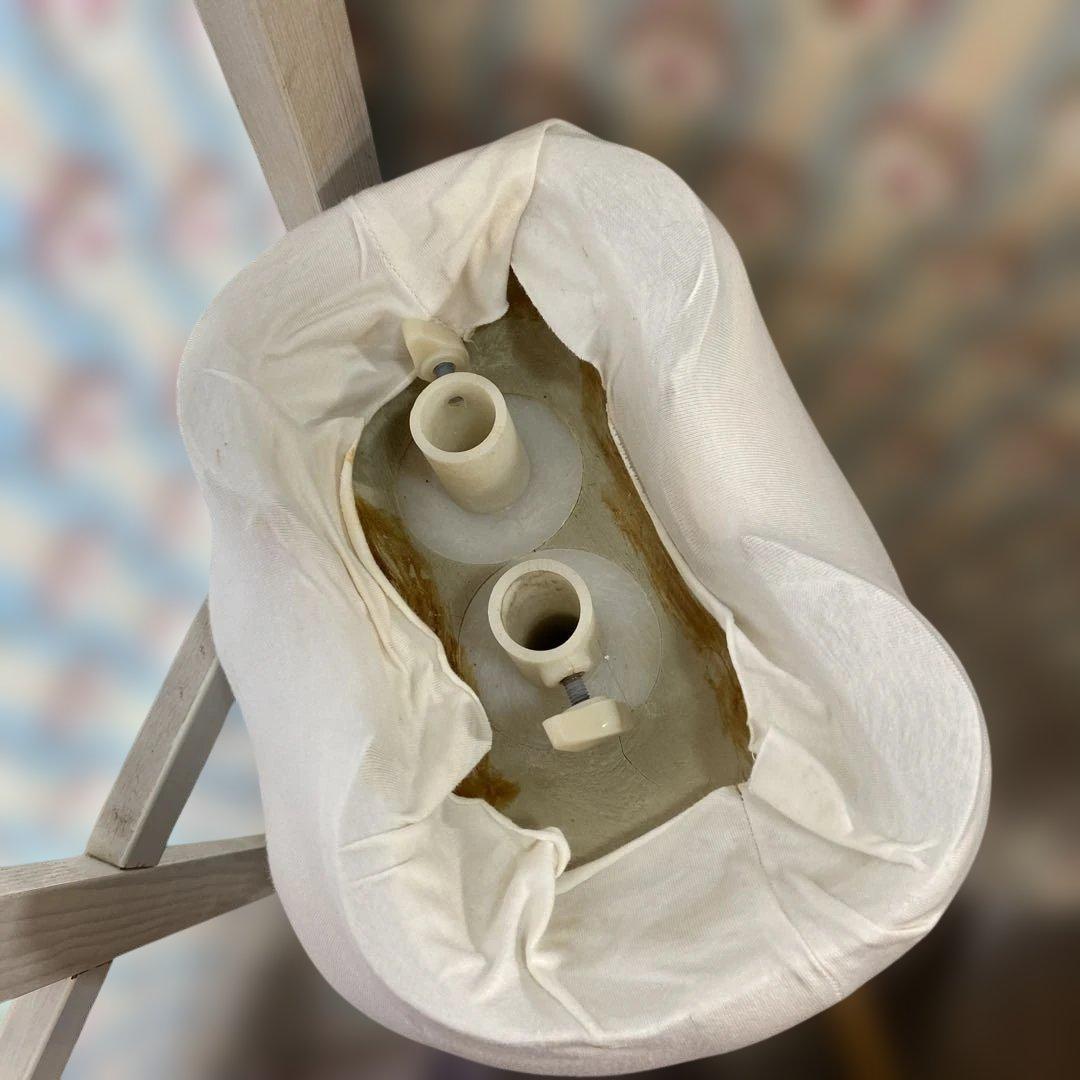 布製 トルソー マネキン 木製 猫足 スタンド付き