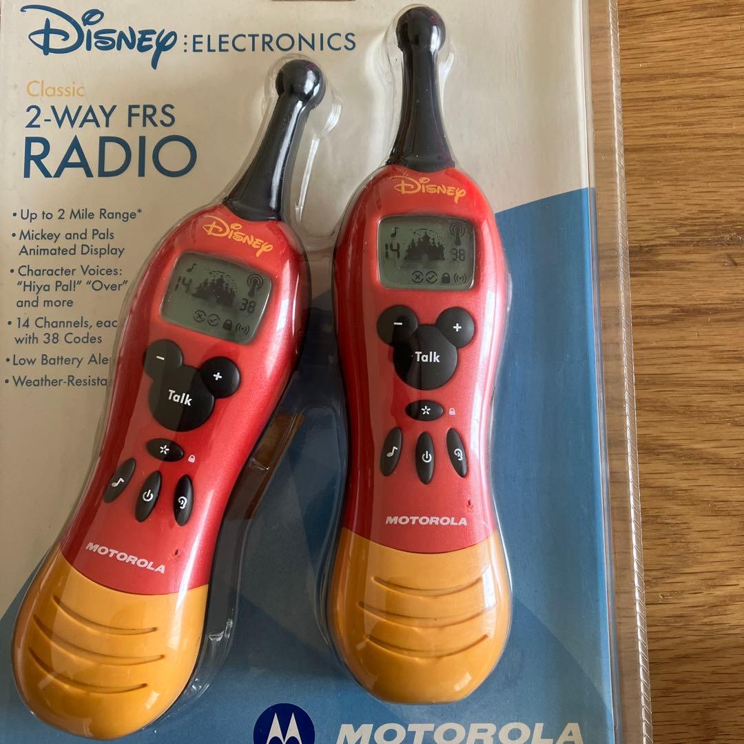 ディズニー　トランシーバー　モトローラー製