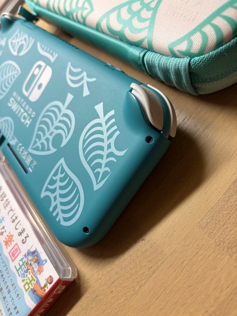 Nintendo Switch Light ケース、あつ森、もも鉄ソフト付き
