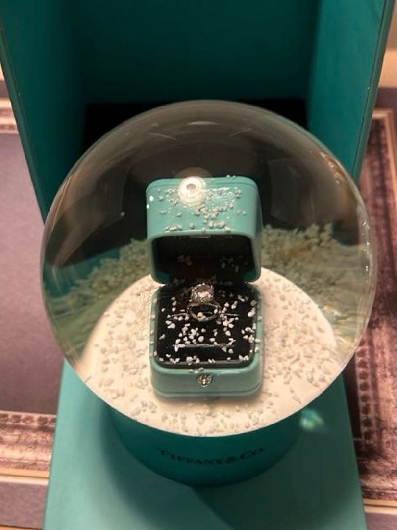 ティファニー　スノードーム スノーグローブ　非売品　ダイヤモンドリング